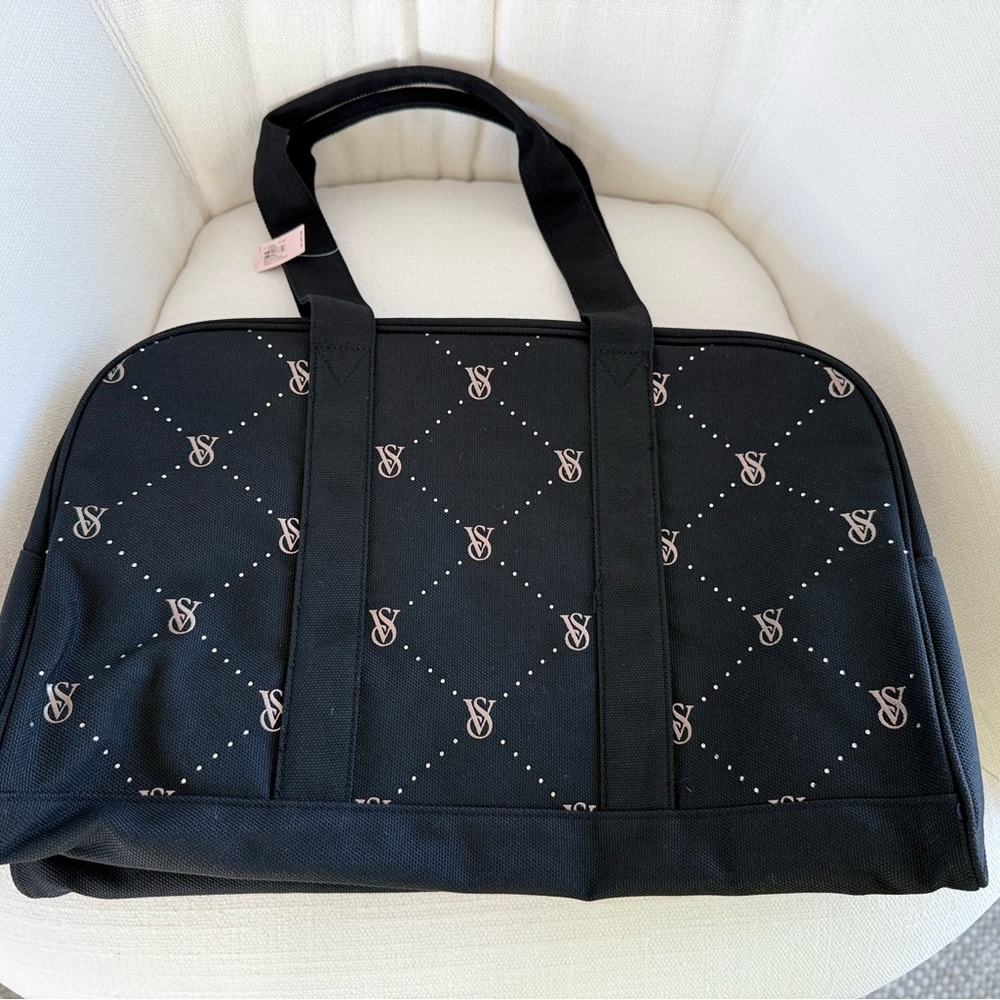Victoria's Secret Black Travel Bag